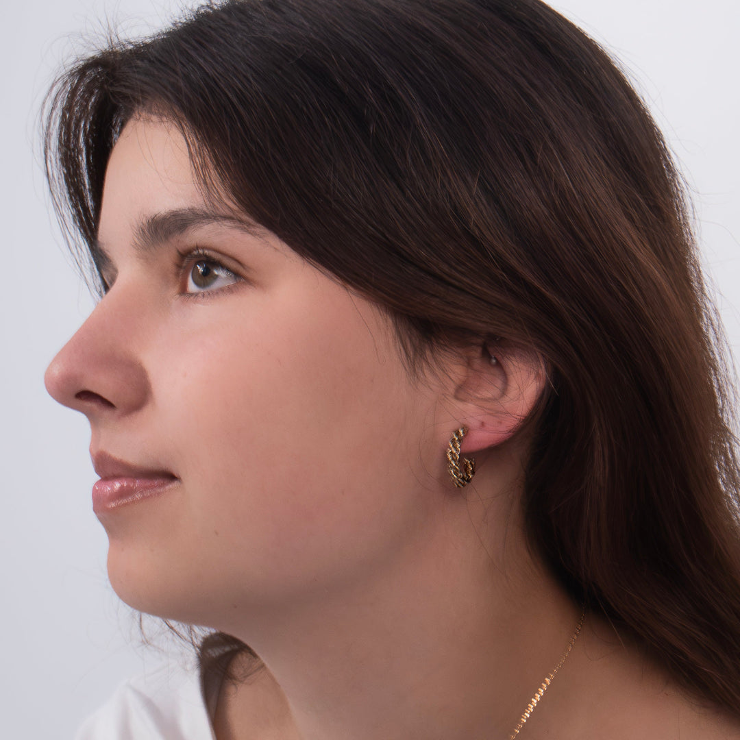 Boucle d’Oreille Torsade